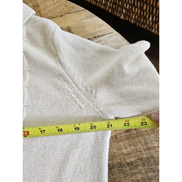 Banana Repulic Cableknit Sweater Dress Women's S NWT Ivory - Picture 5 of 9